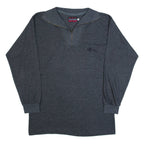WILD WIND Womens Sweatshirt Grey 1/4 Zip M