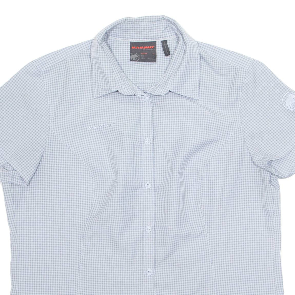 MAMMUT Womens Shirt Blue Check L