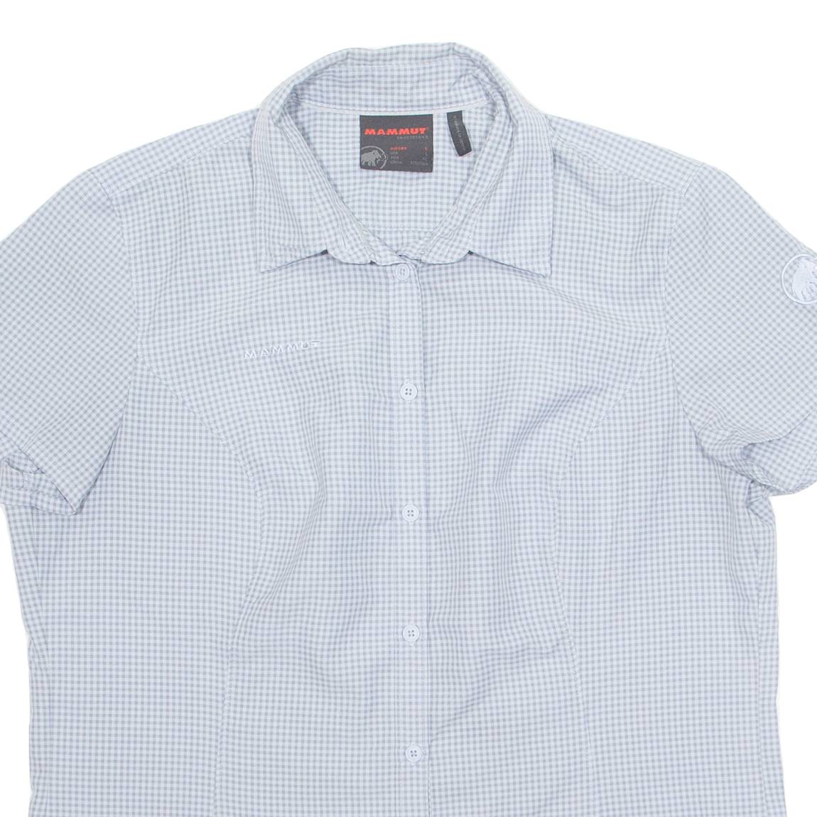 MAMMUT Womens Shirt Blue Check L