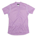 CANARI Womens Purple Cycling Jersey M Short Sleeve 1/4 Zip Lightweight