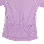 CANARI Womens Purple Cycling Jersey M Short Sleeve 1/4 Zip Lightweight