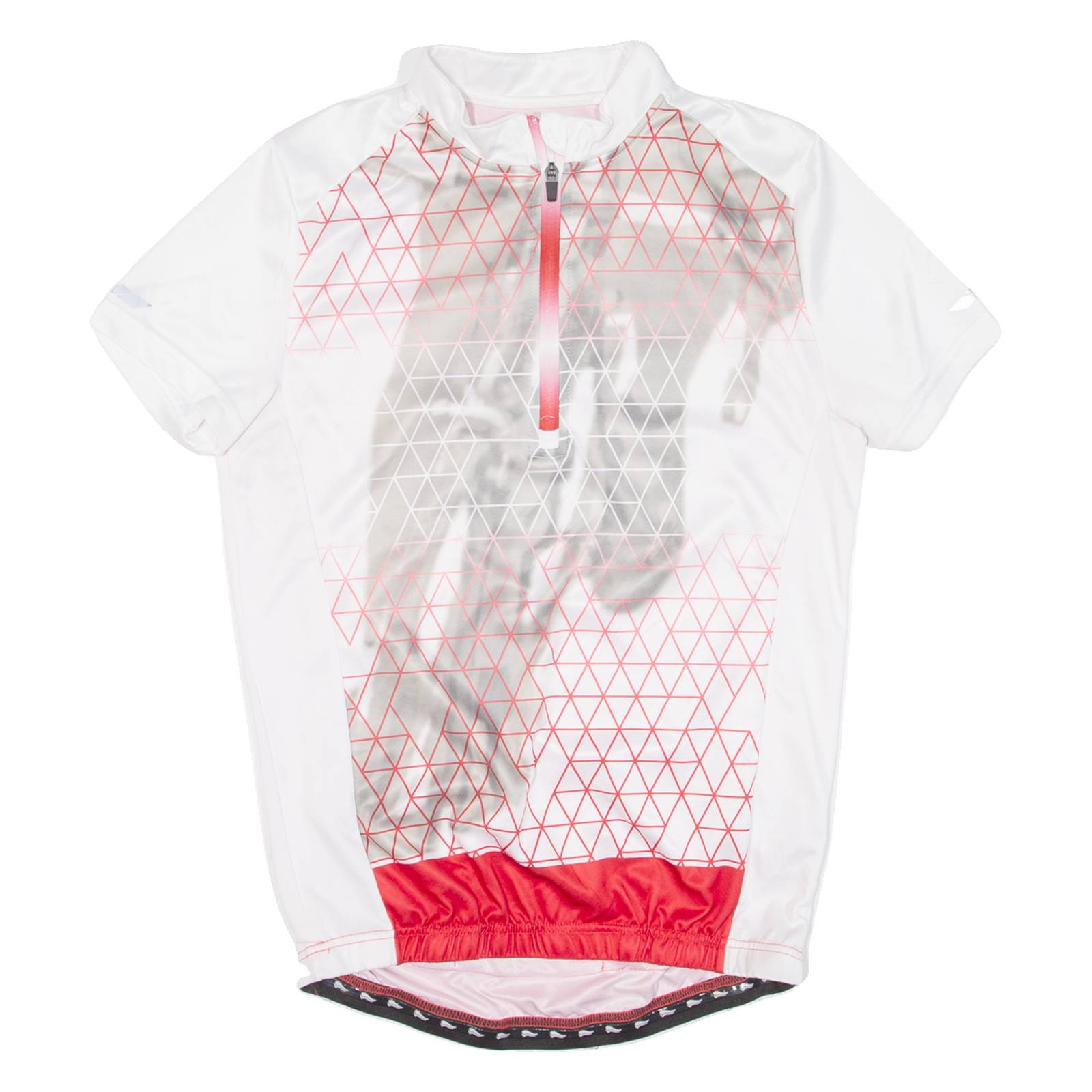 CRIVIT Cycling Mens Jersey Red 1/4 Zip M