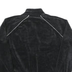 NIKE Womens Black Zip Up Track Jacket XL Polyester Blend Plain Sportswear