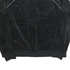 NIKE Womens Black Zip Up Track Jacket XL Polyester Blend Plain Sportswear