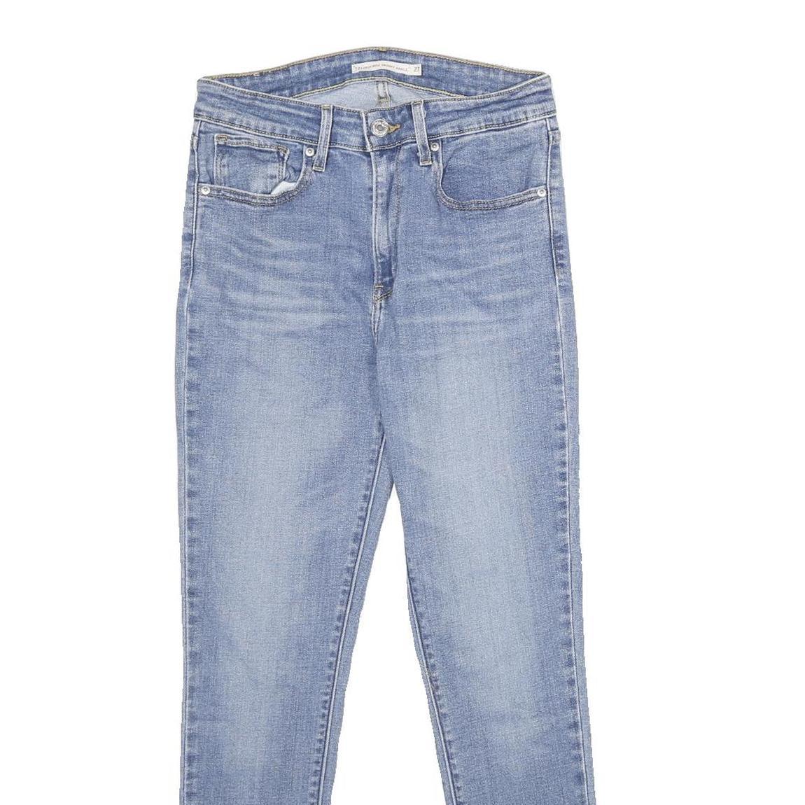 LEVI'S 721 High Rise Skinny Ankle Womens Jeans Blue Regular Skinny Denim Light