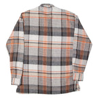 MARRAKECH Mens Shirt Orange Check Long Sleeve L
