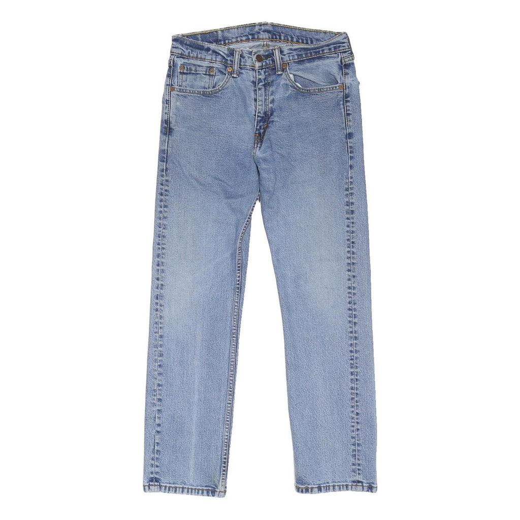 LEVI'S 505 Mens Jeans Blue Regular Straight Denim Medium W29 L29 Classic Cotton