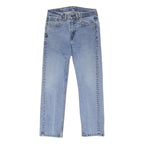 LEVI'S 505 Mens Jeans Blue Regular Straight Denim Medium W29 L29 Classic Cotton