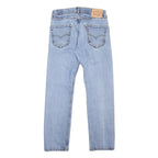 LEVI'S 505 Mens Jeans Blue Regular Straight Denim Medium W29 L29 Classic Cotton
