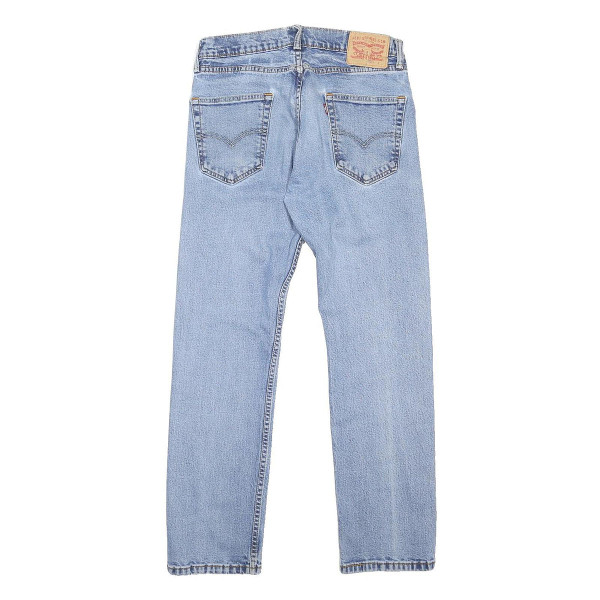 LEVI'S 505 Mens Jeans Blue Regular Straight Denim Medium W29 L29 Classic Cotton