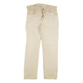 CARHARTT Mens Cotton Blend Beige Relaxed Fit Straight Leg Trousers W32 L29
