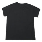 DISNEY Womens Black Happy Meowlloween Graphic T-Shirt L Short Sleeve Crew Neck