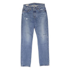 LEVI'S 501 BIG E Womens Jeans Blue Regular Straight Denim Medium W28 L32