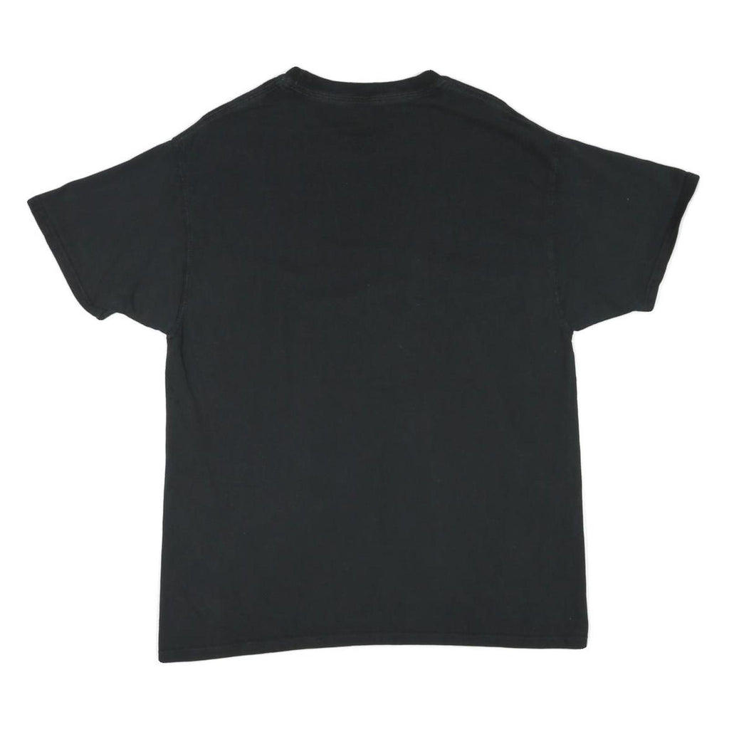 CHAMPION Mens Black Classic T-Shirt L Short Sleeve Crew Neck Cotton Blend