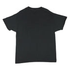 CHAMPION Mens Black Classic T-Shirt L Short Sleeve Crew Neck Cotton Blend
