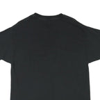 CHAMPION Mens Black Classic T-Shirt L Short Sleeve Crew Neck Cotton Blend