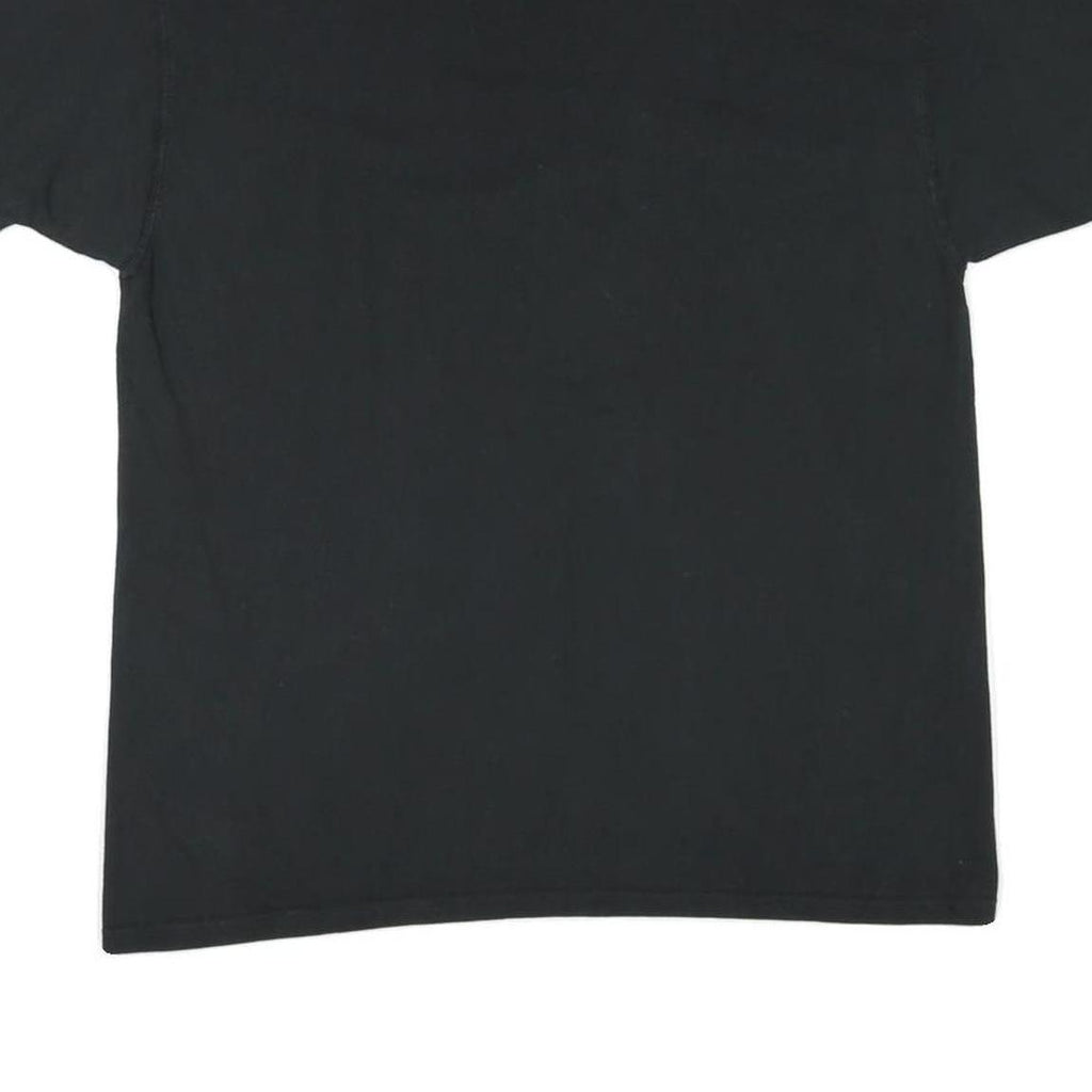 CHAMPION Mens Black Classic T-Shirt L Short Sleeve Crew Neck Cotton Blend