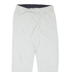 NAUTICA Mens Joggers Grey M W32 L30 Slim Straight Leg Cotton Blend Drawstring