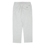 NAUTICA Mens Joggers Grey M W32 L30 Slim Straight Leg Cotton Blend Drawstring