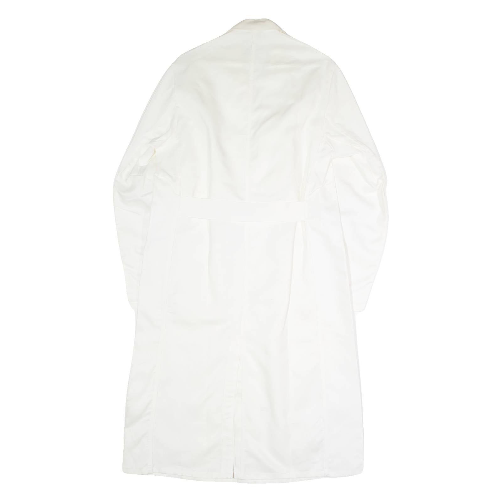 WORKER Swiss Mens Workwear Coat White Twill S