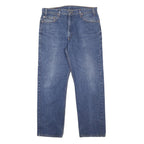 LEVI'S 505 Mens Jeans Blue Regular Straight Denim Medium W36 L30 Classic Zip