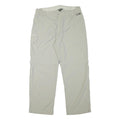 SALEWA Mens Polyester Blend Light Grey Relaxed Cargo Trousers W34 L28 Outdoor