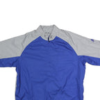 ADIDAS Mens Blue & Grey Outdoor Jacket XL Polyester Zip Plain Sportswear