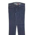 GUESS Womens Dark Blue Slim Straight Denim Jeans W28 L32 Stretch Cotton Blend