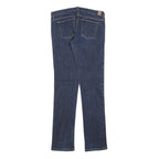 GUESS Womens Dark Blue Slim Straight Denim Jeans W28 L32 Stretch Cotton Blend