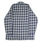 CHALET Mens Lumberjack Jacket Blue Flannel Plaid 2XL