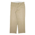 DICKIES Mens Trousers Beige Relaxed Straight W34 L29