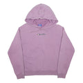 CHAMPION Womens Lilac Hoodie S Cotton Blend Pullover Logo Sweatshirt