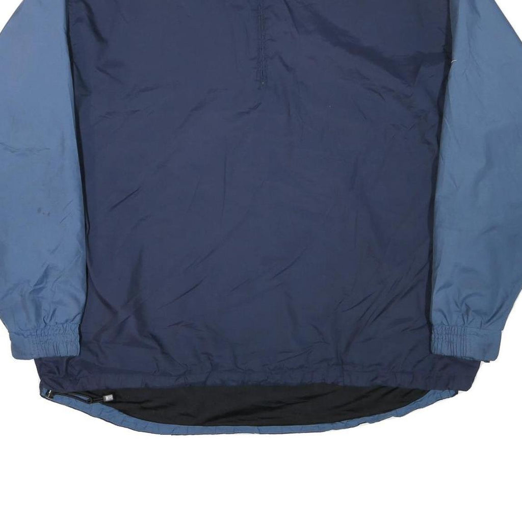 NIKE Mens Blue & Navy Sports Zip Jacket XL Polyester Blend Plain Lightweight
