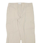 LOFT Womens Shorts Beige Casual Cargo L W31 Cotton Blend Comfortable Pockets