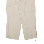 LOFT Womens Shorts Beige Casual Cargo L W31 Cotton Blend Comfortable Pockets