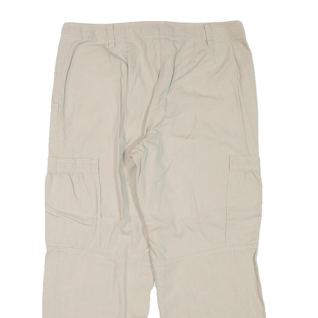 LOFT Womens Shorts Beige Casual Cargo L W31 Cotton Blend Comfortable Pockets