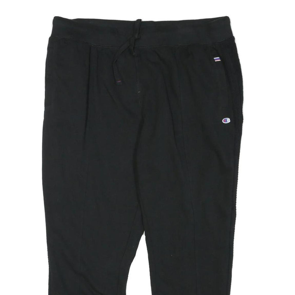 CHAMPION Womens Joggers Black XL W36 L26 Slim Tapered Cotton Blend Sportswear