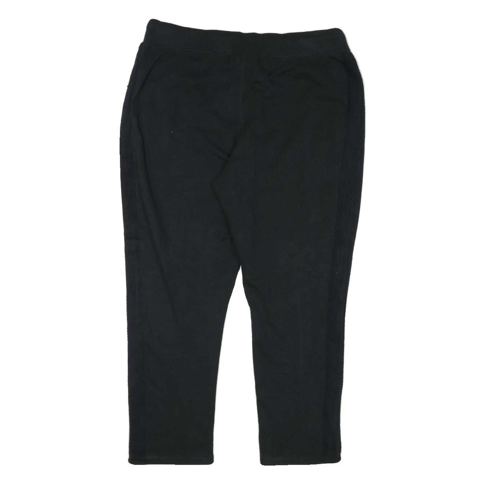 CHAMPION Womens Joggers Black XL W36 L26 Slim Tapered Cotton Blend Sportswear