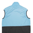 ADIDAS Mens Blue & Black Outdoor Jacket S Polyester Sportswear Zip