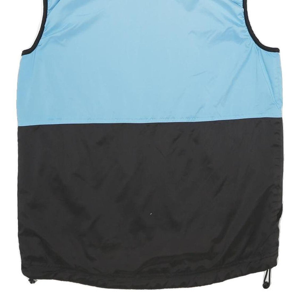 ADIDAS Mens Blue & Black Outdoor Jacket S Polyester Sportswear Zip