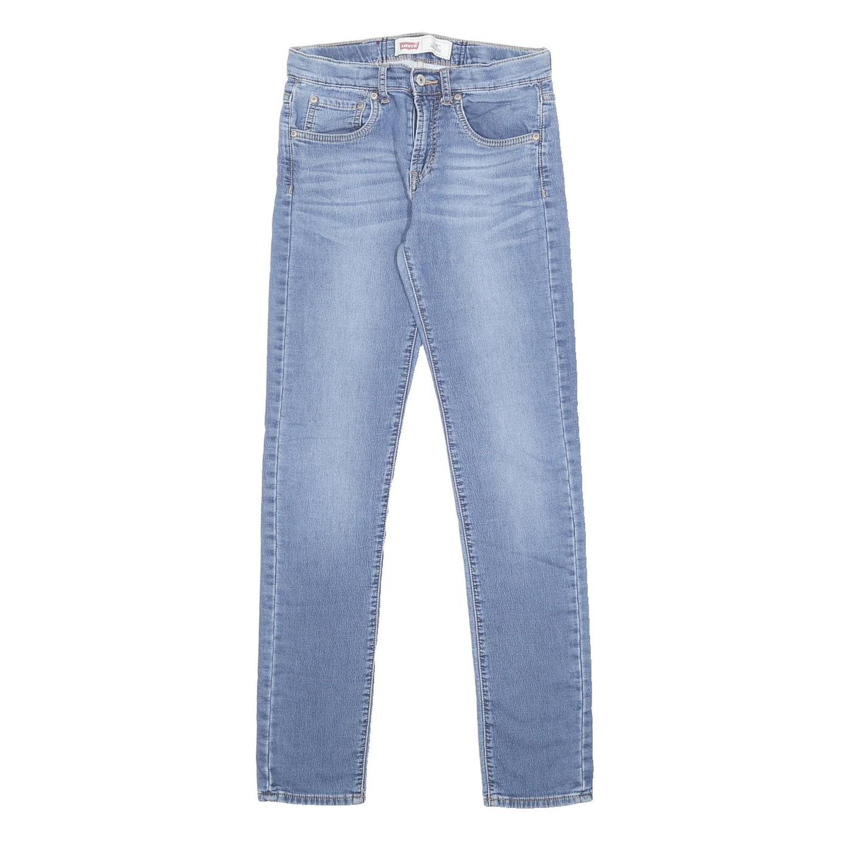 LEVI'S 510 Boys Slim Jeans Blue Denim W28 L31 Classic Cotton Blend Zip