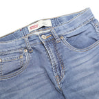 LEVI'S 510 Boys Slim Jeans Blue Denim W28 L31 Classic Cotton Blend Zip