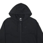 NIKE Womens Black Pullover Hoodie M Zip Sweatshirt Casual Sportswear