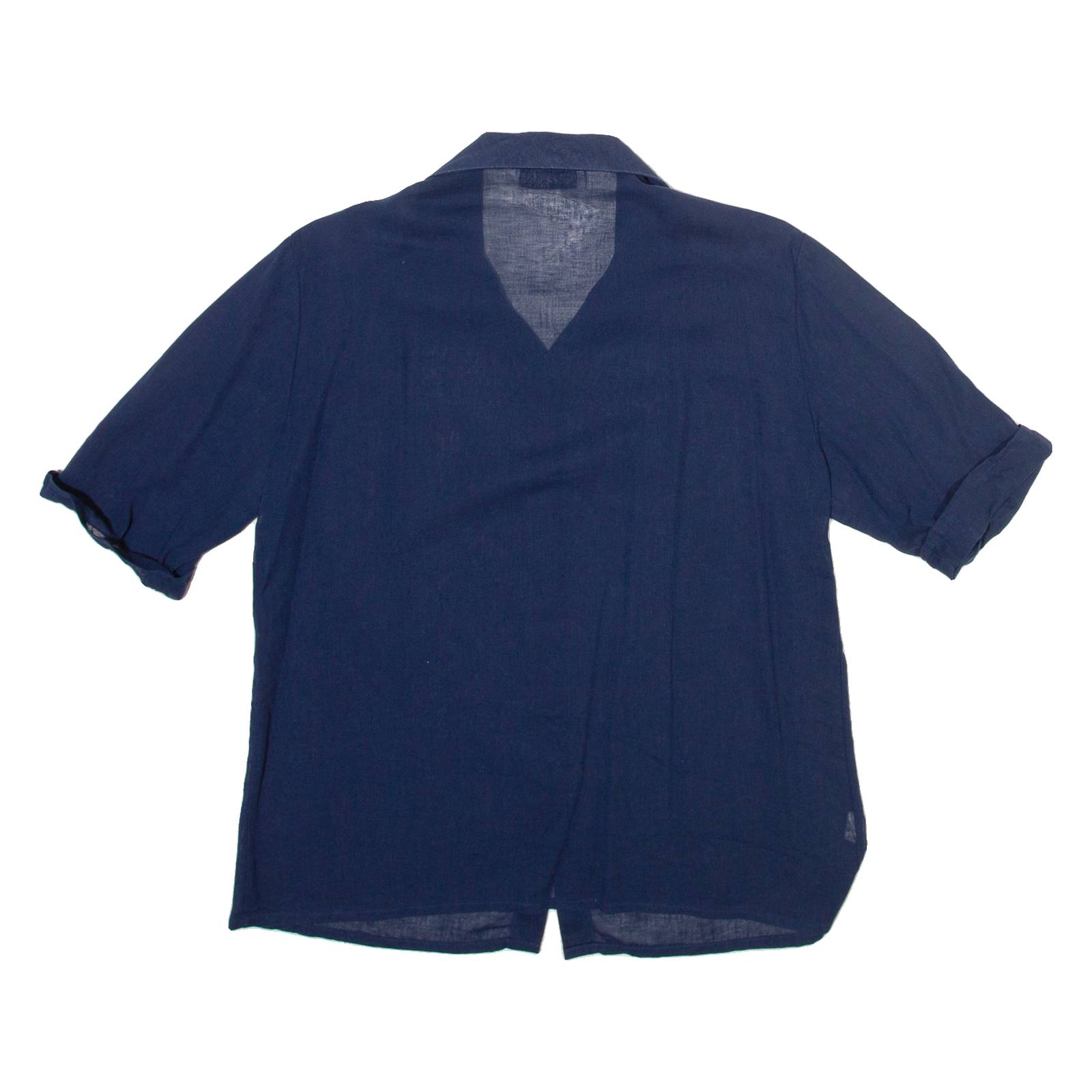 JULIETTA Womens Shirt Blue Collared M
