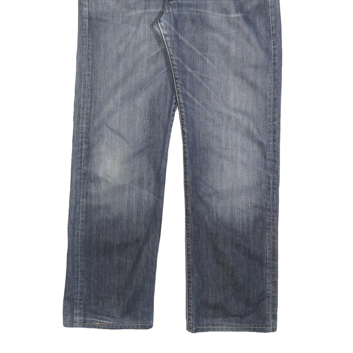 LEVI'S 501 Mens Jeans Blue Regular Straight Denim Medium W36 L32 Classic Denim