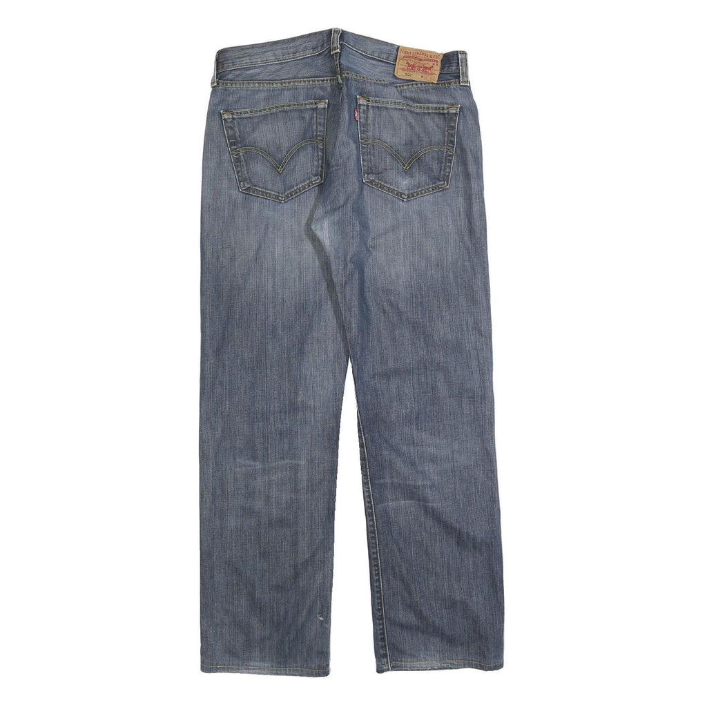 LEVI'S 501 Mens Jeans Blue Regular Straight Denim Medium W36 L32 Classic Denim