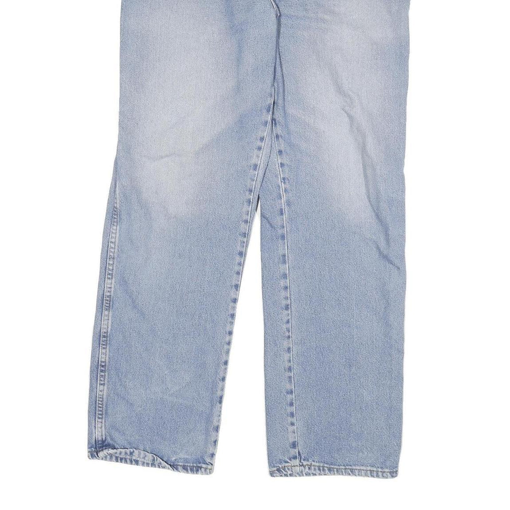 DICKIES Mens Jeans Blue Regular Straight Denim Medium W34 L29 Workwear Zip