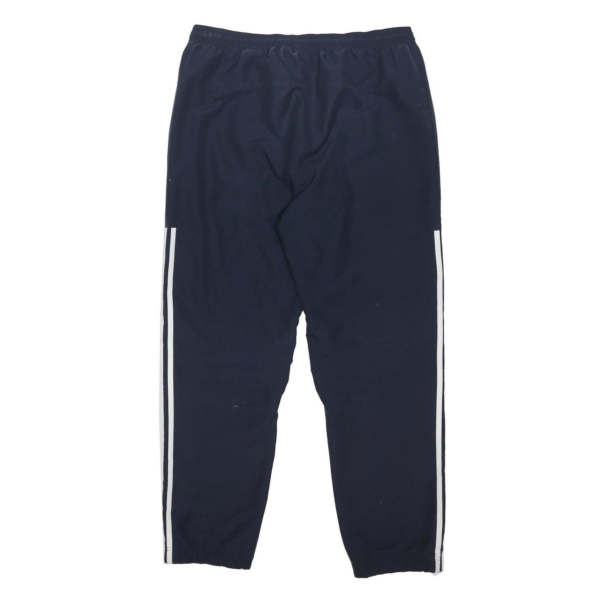 ADIDAS Mens Joggers Navy Blue & White Slim Tapered L W34 L29 Sportswear Track