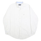 NAUTICA Mens White Classic Fit XL Cotton Shirt Button Down Long Sleeve