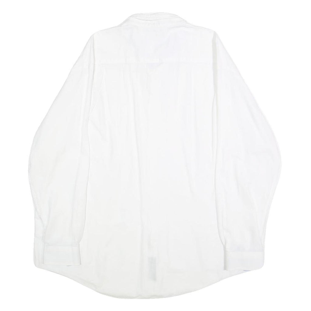 NAUTICA Mens White Classic Fit XL Cotton Shirt Button Down Long Sleeve
